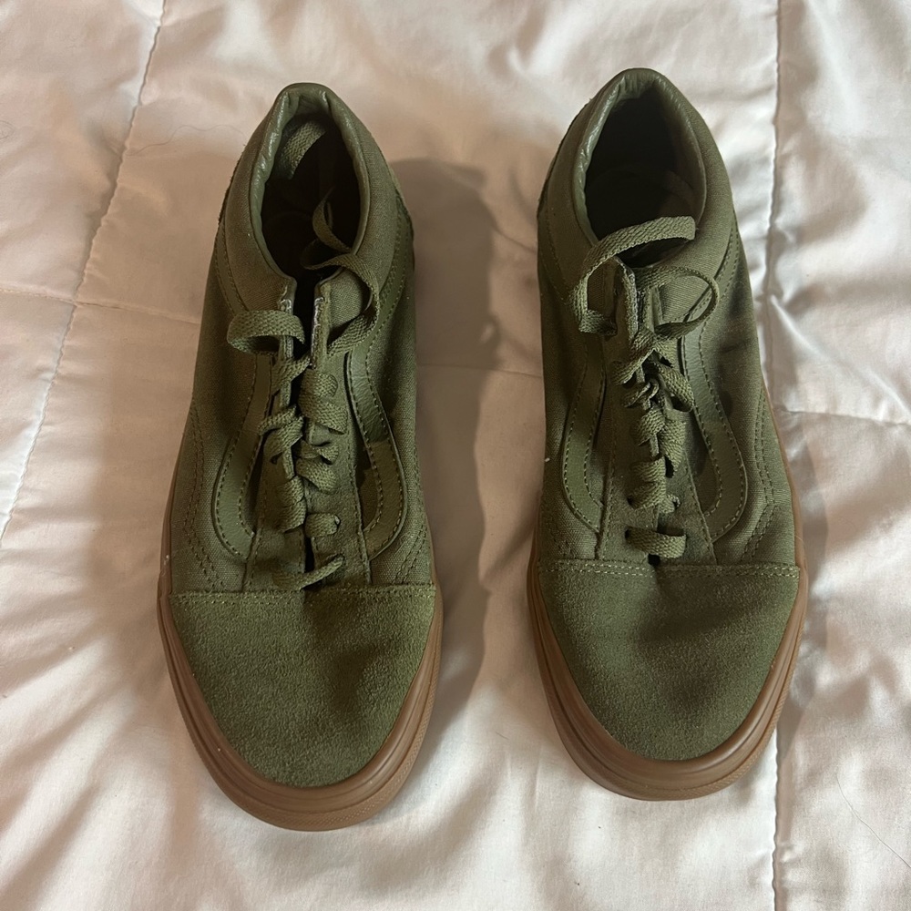 Green Old Skool Vans